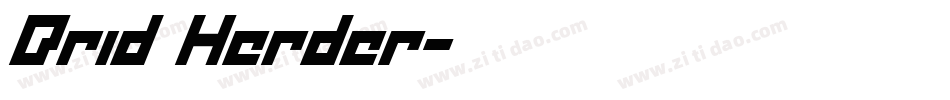Drid Herder字体转换